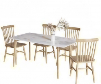 Modern Dining Table And Chairs-ID:145426992