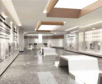 Modern Exhibition Hall-ID:176944024