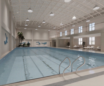 Modern Swimming Pool-ID:968550923