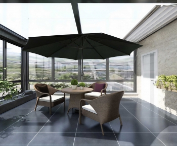 Modern Glass Sun Room-ID:767637015