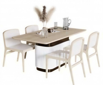 Modern Dining Table And Chairs-ID:334757097