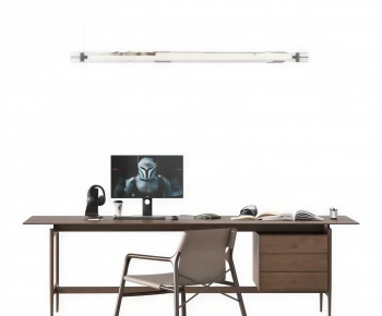 Modern Computer Desk And Chair-ID:795981887