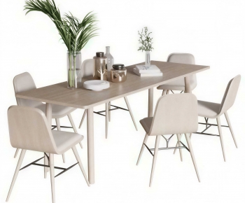 Modern Dining Table And Chairs-ID:283289067