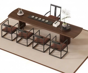 New Chinese Style Tea Tables And Chairs-ID:267268903