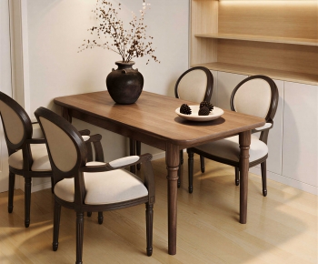 American Style Dining Table And Chairs-ID:832479958