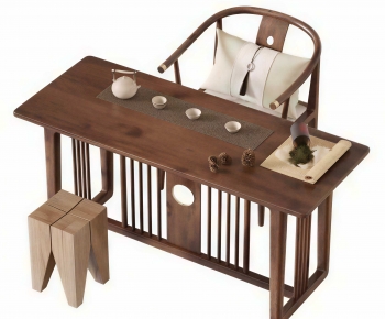 New Chinese Style Tea Tables And Chairs-ID:299213897