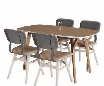 Modern Dining Table And Chairs-ID:652718075