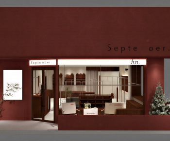 Modern Facade Element-ID:845923909