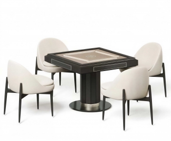 Modern Mahjong Tables And Chairs-ID:478193049