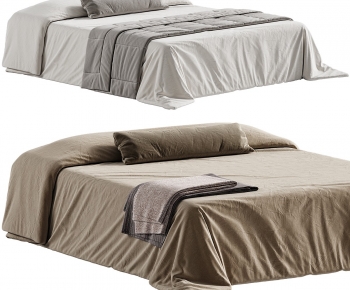 Modern Double Bed-ID:789752014