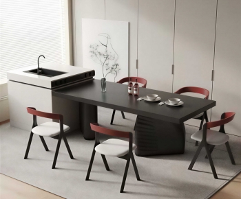 Modern Dining Table And Chairs-ID:369255073