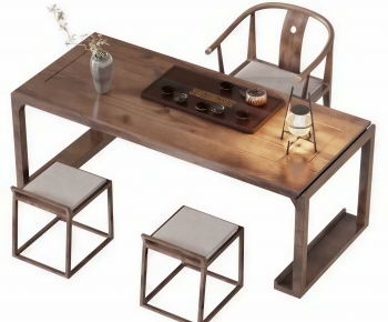 New Chinese Style Tea Tables And Chairs-ID:701112039