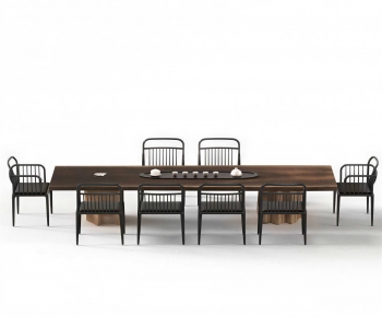 New Chinese Style Tea Tables And Chairs-ID:950046067