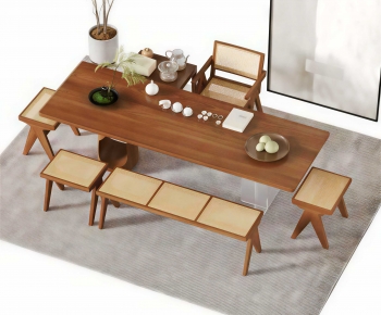 New Chinese Style Tea Tables And Chairs-ID:108145956