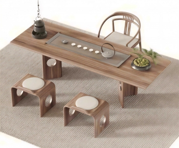 New Chinese Style Tea Tables And Chairs-ID:218837984