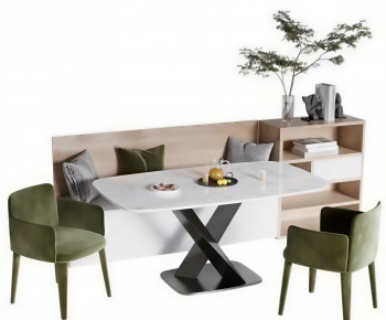 Modern Dining Table And Chairs-ID:129220967