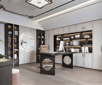 New Chinese Style Manager's Office-ID:813975103