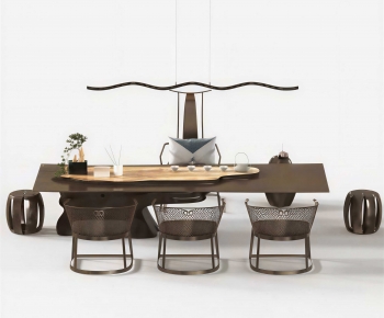 New Chinese Style Tea Tables And Chairs-ID:705338009
