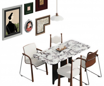 Nordic Style Dining Table And Chairs-ID:426353933