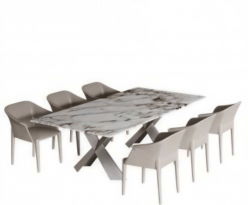 Modern Dining Table And Chairs-ID:633477935