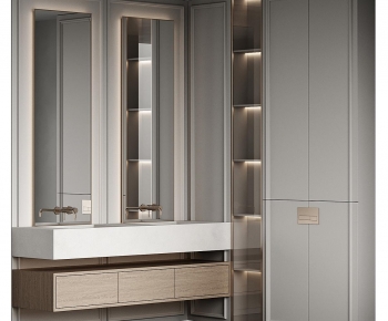 Modern Bathroom Cabinet-ID:291610001
