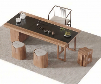 New Chinese Style Tea Tables And Chairs-ID:868484975