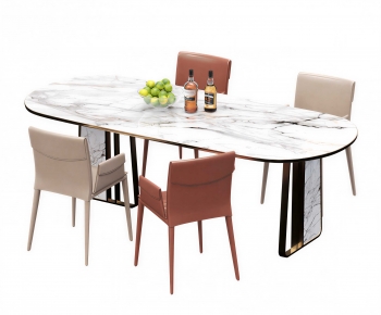Modern Dining Table And Chairs-ID:966214902
