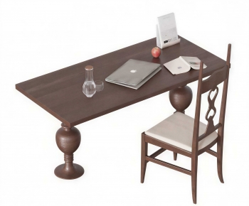 Modern Computer Desk And Chair-ID:321034919