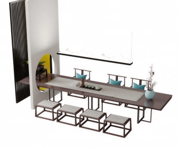 New Chinese Style Tea Tables And Chairs-ID:115175015