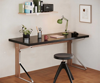 Modern Computer Desk And Chair-ID:965977912