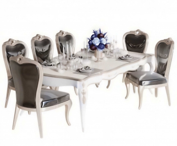 Modern Dining Table And Chairs-ID:475363976
