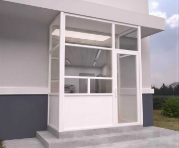 Modern Security Booth-ID:598548892