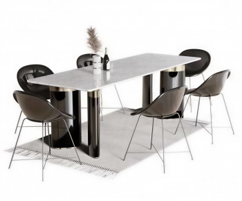 Modern Dining Table And Chairs-ID:591641905