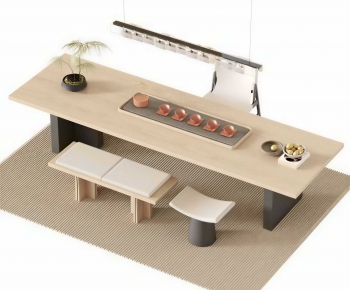 New Chinese Style Tea Tables And Chairs-ID:744340908