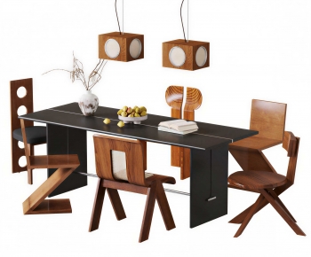 Modern Dining Table And Chairs-ID:557184935