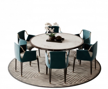 New Chinese Style Dining Table And Chairs-ID:552329063