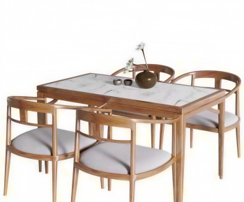New Chinese Style Dining Table And Chairs-ID:525651937