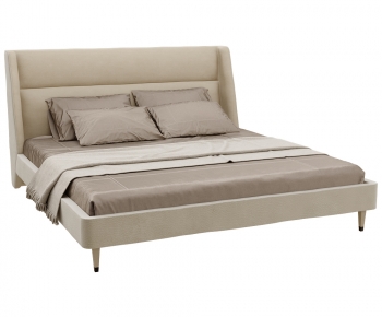 Modern Double Bed-ID:801465036