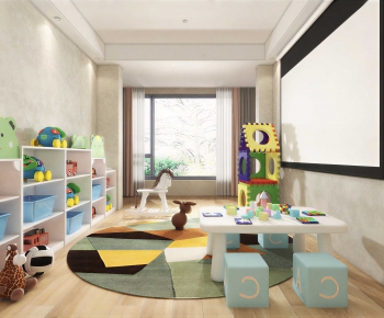 Modern Children's Room Activity Room-ID:944791082