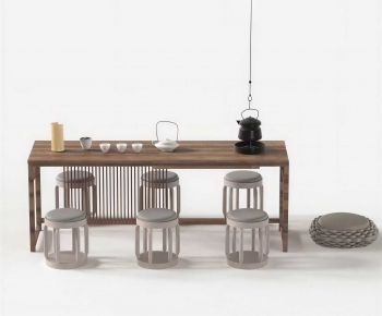 New Chinese Style Tea Tables And Chairs-ID:371078011