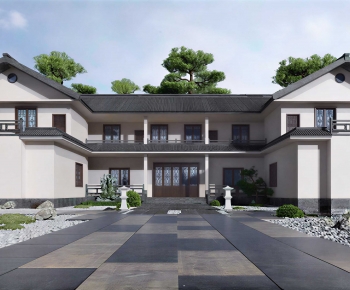 Chinese Style Courtyard/landscape-ID:411865954