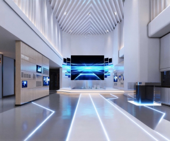 Modern Exhibition Hall-ID:848750113