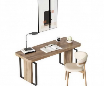 Modern Computer Desk And Chair-ID:505526073