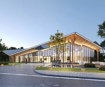 New Chinese Style Public Building-ID:536403896