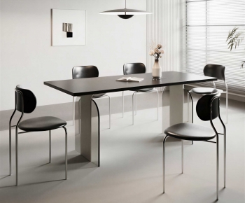 Modern Dining Table And Chairs-ID:534588106