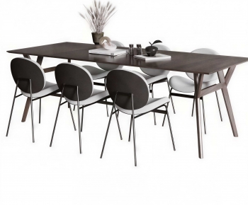 Modern Dining Table And Chairs-ID:556646114