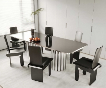 Modern Dining Table And Chairs-ID:820957902