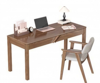 Modern Computer Desk And Chair-ID:494846117
