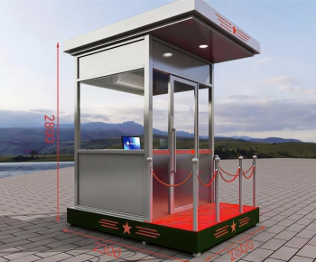 Modern Security Booth-ID:494723087