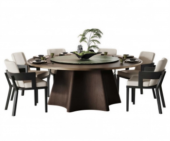 New Chinese Style Dining Table And Chairs-ID:431512122
